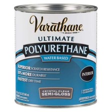 Varathane Water-Based Interior Polyurethane 1 qt Clear Semi-Gloss Fast Dry