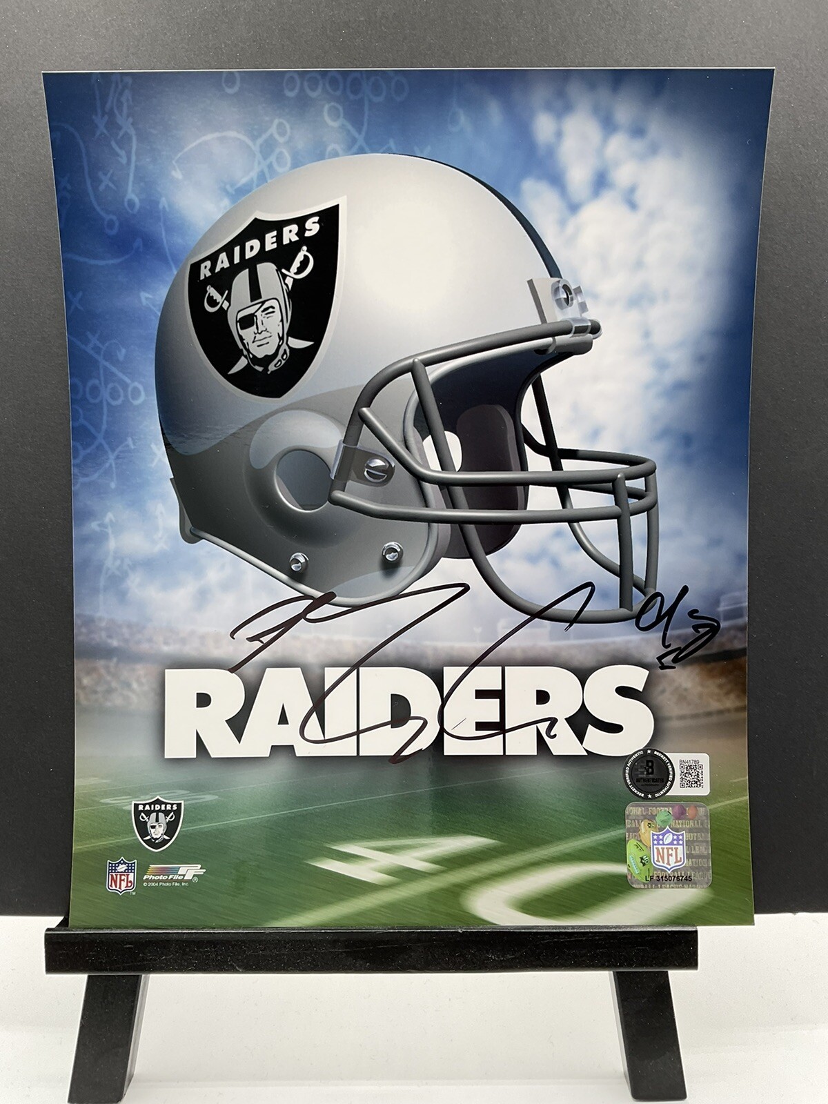 Maxx Crosby Autographed Signed Oakland Raiders Photo BAS NFL Las Vegas Raiders 