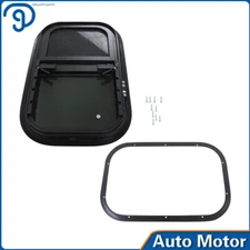 RV Window 14" x 22" Teardrop Style Vertical Sliding RV Window Replacement W/ DOT