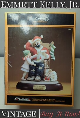  VINTAGE  Emmett Kelly Jr. Spirit Of Christmas VII Signature Collection  MINT 
