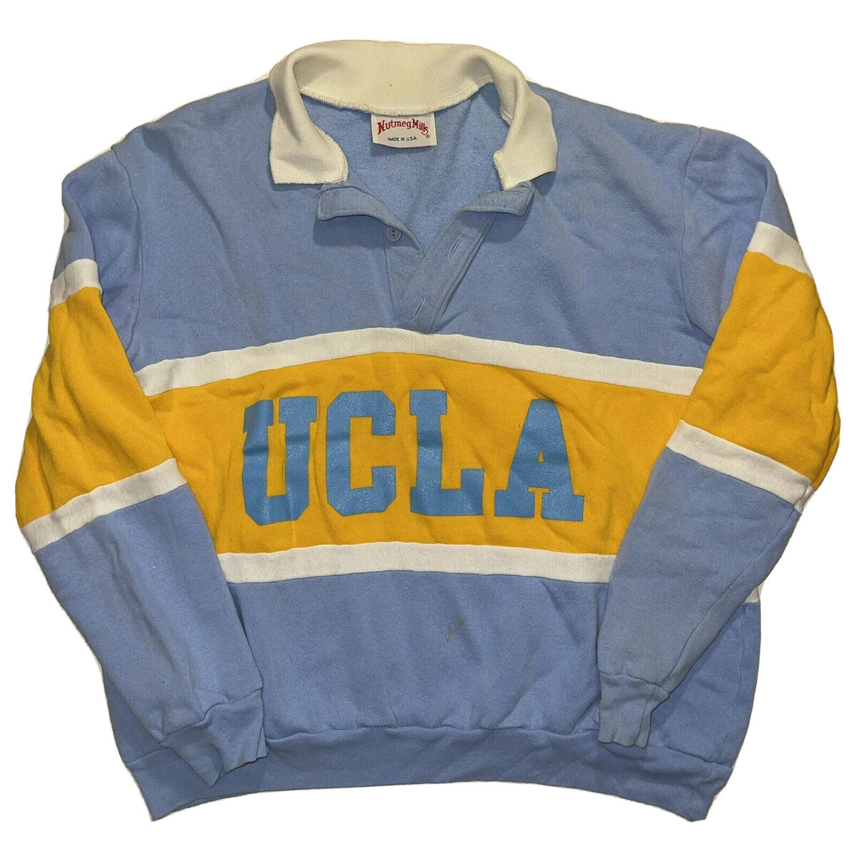 Vintage 80s 90s UCLA University Colorblock Sweatshirt Vintage 80s 90s UCLA University Colorblock Sweatshirt