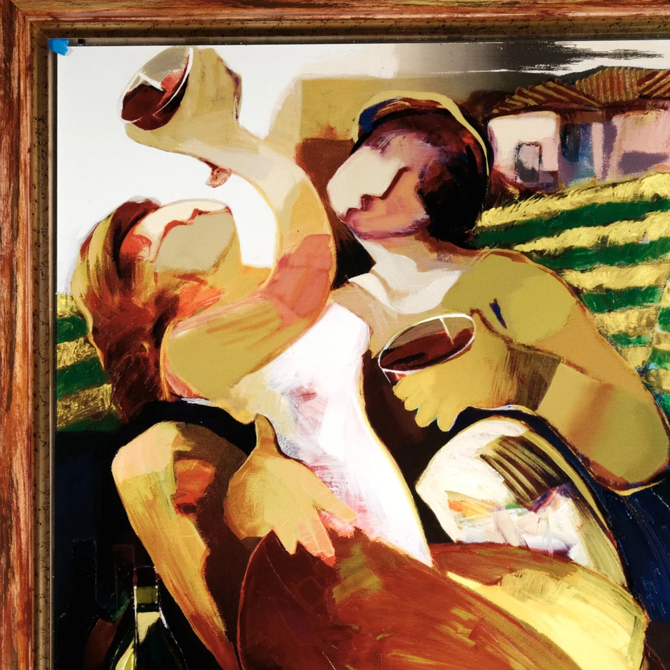 Hessam Abrishami "Sweet Afternoon" Hand Signed L.E. 58/75 Framed Giclee/Aluminum - Image 3 of 4