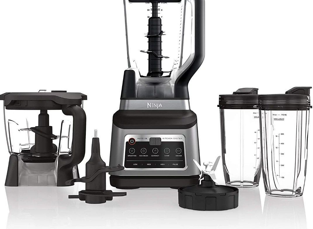 Ninja Supra Kitchen Blender System with Food Processor and Single Serve Cups