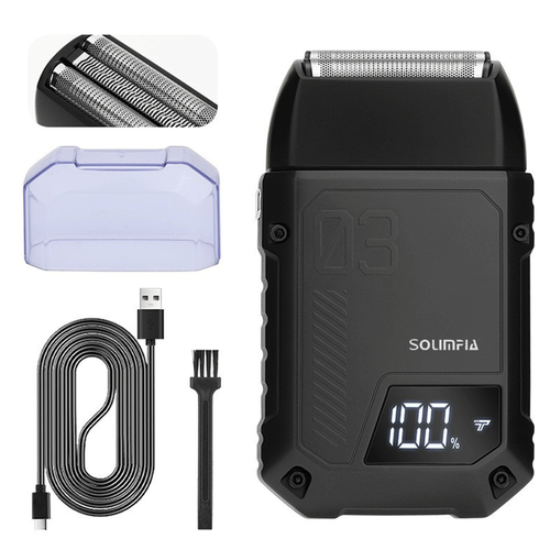 Men's Electric Shaver Trimmer Razor USB Hair Beard Bladehead Shaving Machine US - Picture 11 of 15
