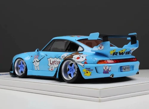 1/18 VIP Model RWB Porsche 911 (993) Line Friends Limited 299 pieces - Picture 5 of 7