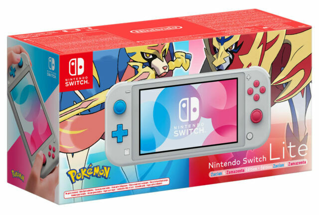 Nintendo Switch Lite Hdh 001 32gb Zacian Zamazenta Edition For Sale Online Ebay