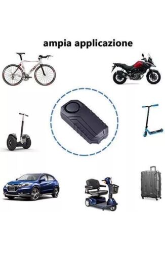 ALLARME ANTIFURTO MOTO BICICLETTA MONOPATTINO SENZA FILI SICUREZZA TELECOMANDO - Foto 2 di 7