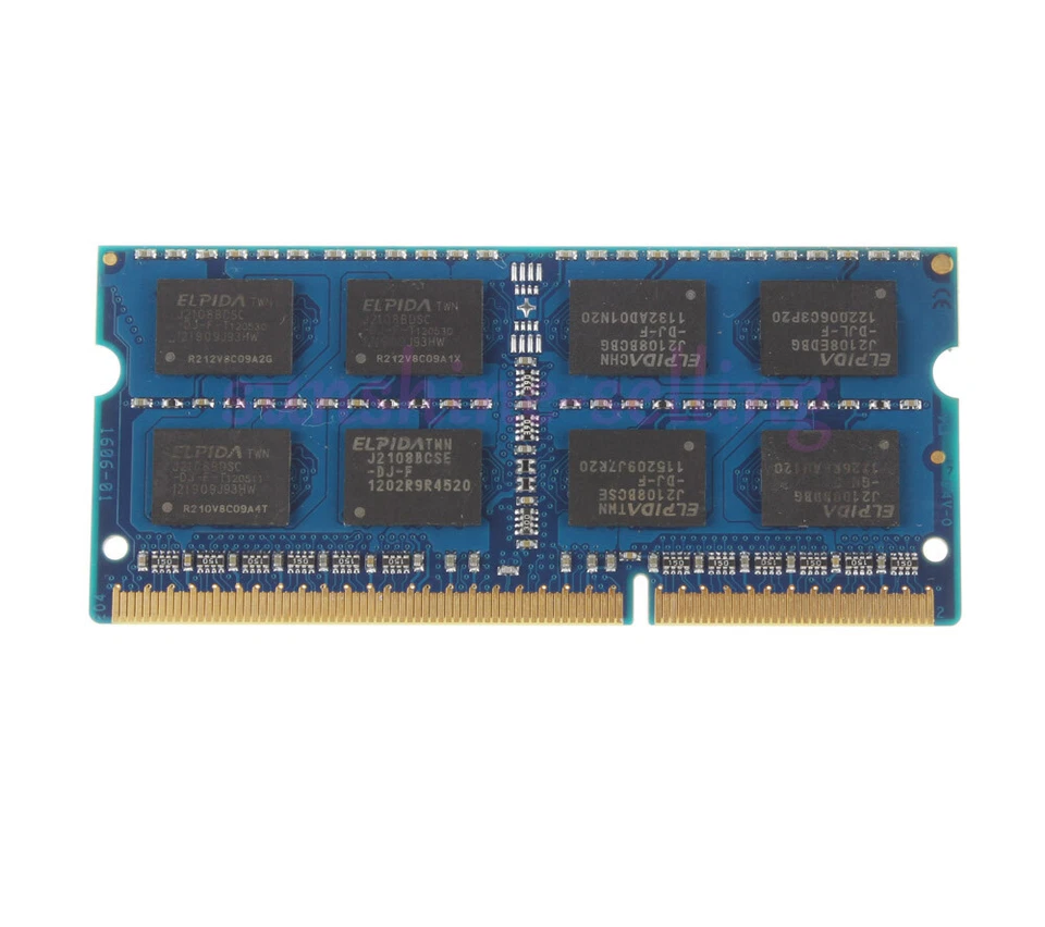 Elpida 4GB 2Rx8 PC3-10600S DDR3 1333Mhz 204Pin SO-DIMM 1.5V RAM Laptop Memory $$ - Image 2 of 4