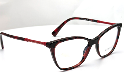 Versace MOD 3248 989 Red Havana Cat Eye Womens Eyeglasses 