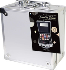 Kit Professionale per Make Up con Valigetta Set con 23 Trucchi e 3 Applicatori