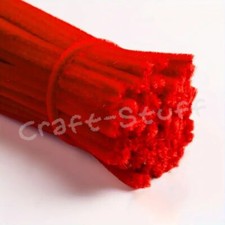 Chenille Craft Stems Pipe Cleaners for Crafts 12 colours 10-500 stems