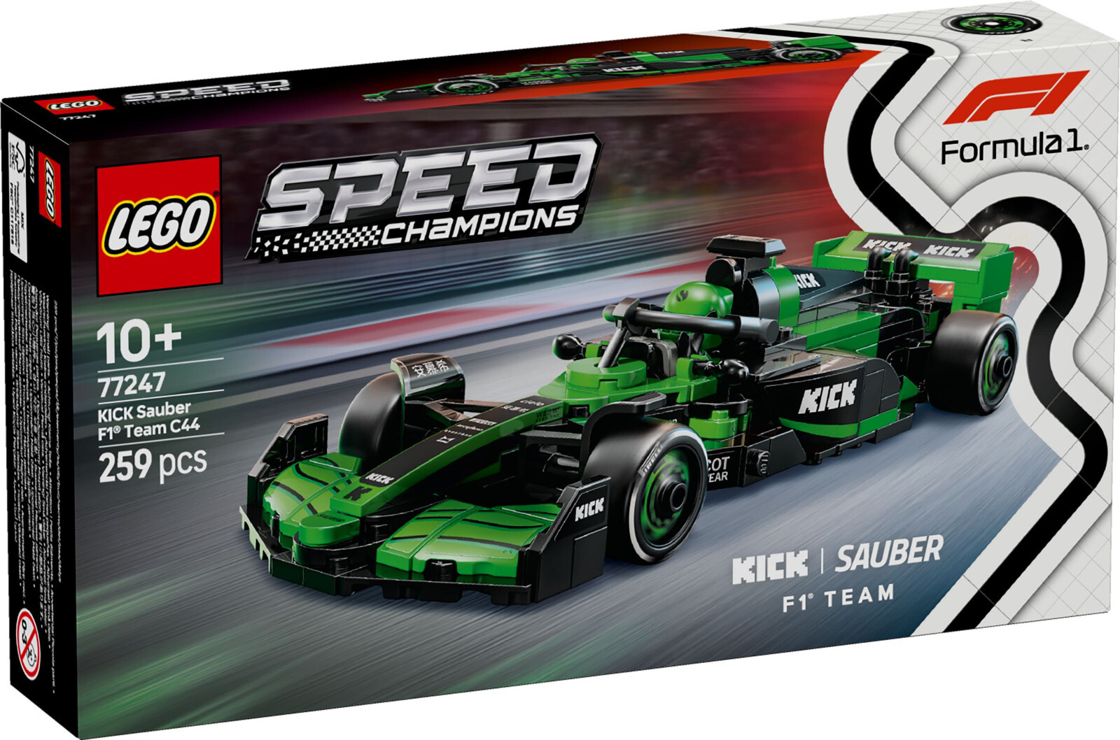 Конструктор LEGO Speed Champions 77247 - Гоночный автомобиль Sauber F1 Team C44