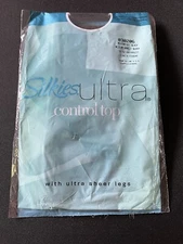 Silkies Ultra Control Top Pantyhose MEDIUM OFF BLACK #030206