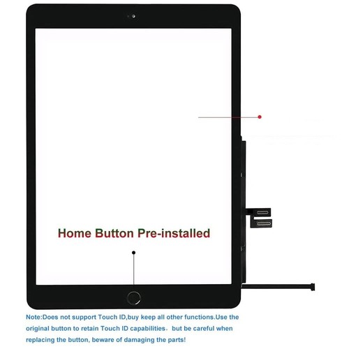 1PC Touch Screen Digitizer Lens Glass for iPad 7 10.2" 2019 7th Gen A2197 A2198 - Photo 2/6