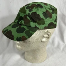 Vietnam War Era 1960s ROK Korean Frogskin Camo Cap Hat
