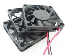 1 x Brushless DC Cooling Fan 60x60x10mm 6010 11 blades 24V 0.15A 2pin Connector