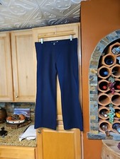 Betabrand Classic Dress Yoga Pants Bootcut Navy Blue Women's Size XL Petite
