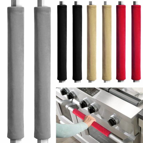 2-4pcs Refrigerator Door Handle Cover Kitchen Appliance Protector Smudges Decor - 第 1/17 張圖片