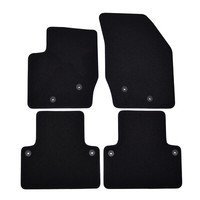 Velour FußMatten Automatten FüR Volvo XC90 2002-2014 4-Tlg Schwarz