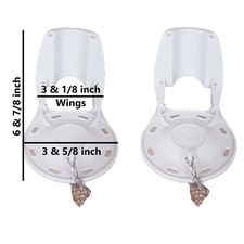 Kohler 3-in. Counterbalance Hardbody Flapper, w/ 2 extra Silicone Seals 2 Pack
