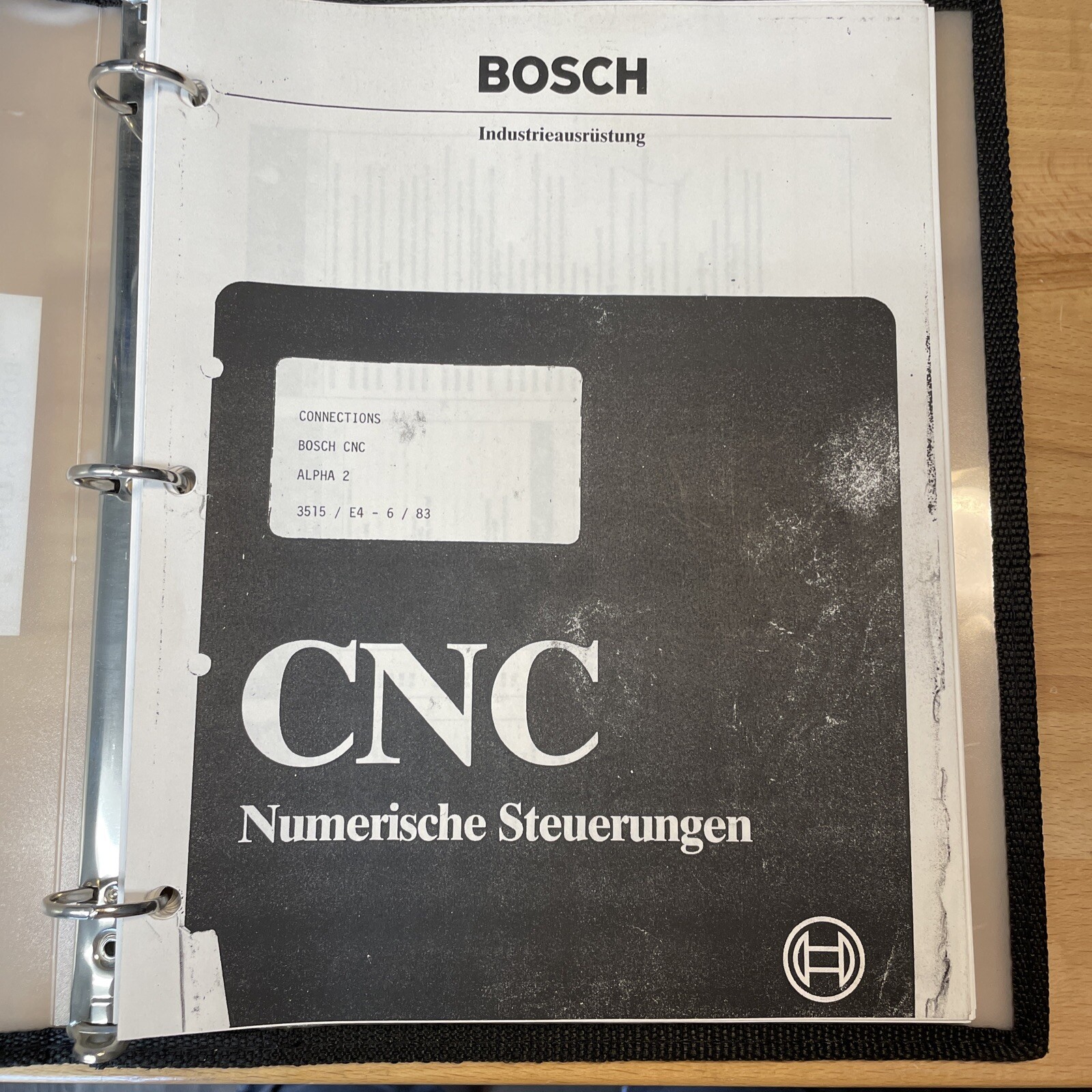 Bosch cnc Alpha2 connections manual