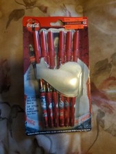 COCA COLA Polar Bear BALL POINT PENS six 6 Ne...