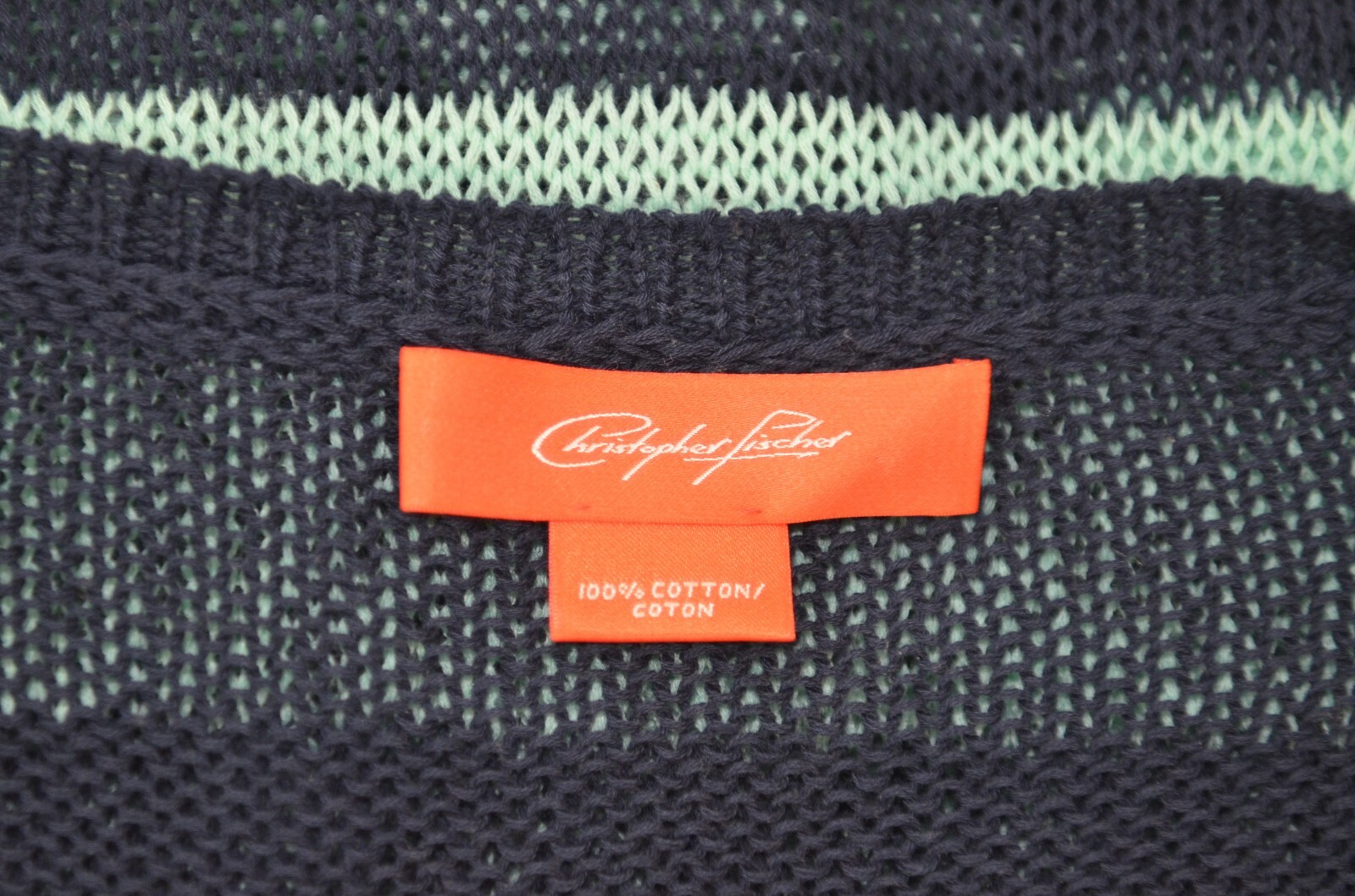 Christopher Fischer Striped Pullover Sweater Size… - image 8