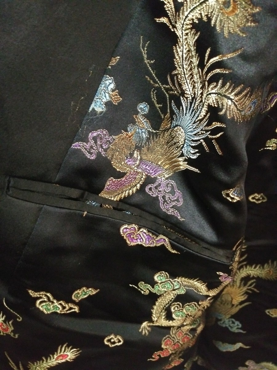 Rare Find! New Dragonfly by Edward Dada Men's Black Velvet