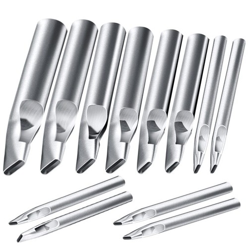 9 Sizes Leather Craft Hole Punch Tool Oval Shape Hole Belt Watch Puncher Tools - Picture 3 of 28