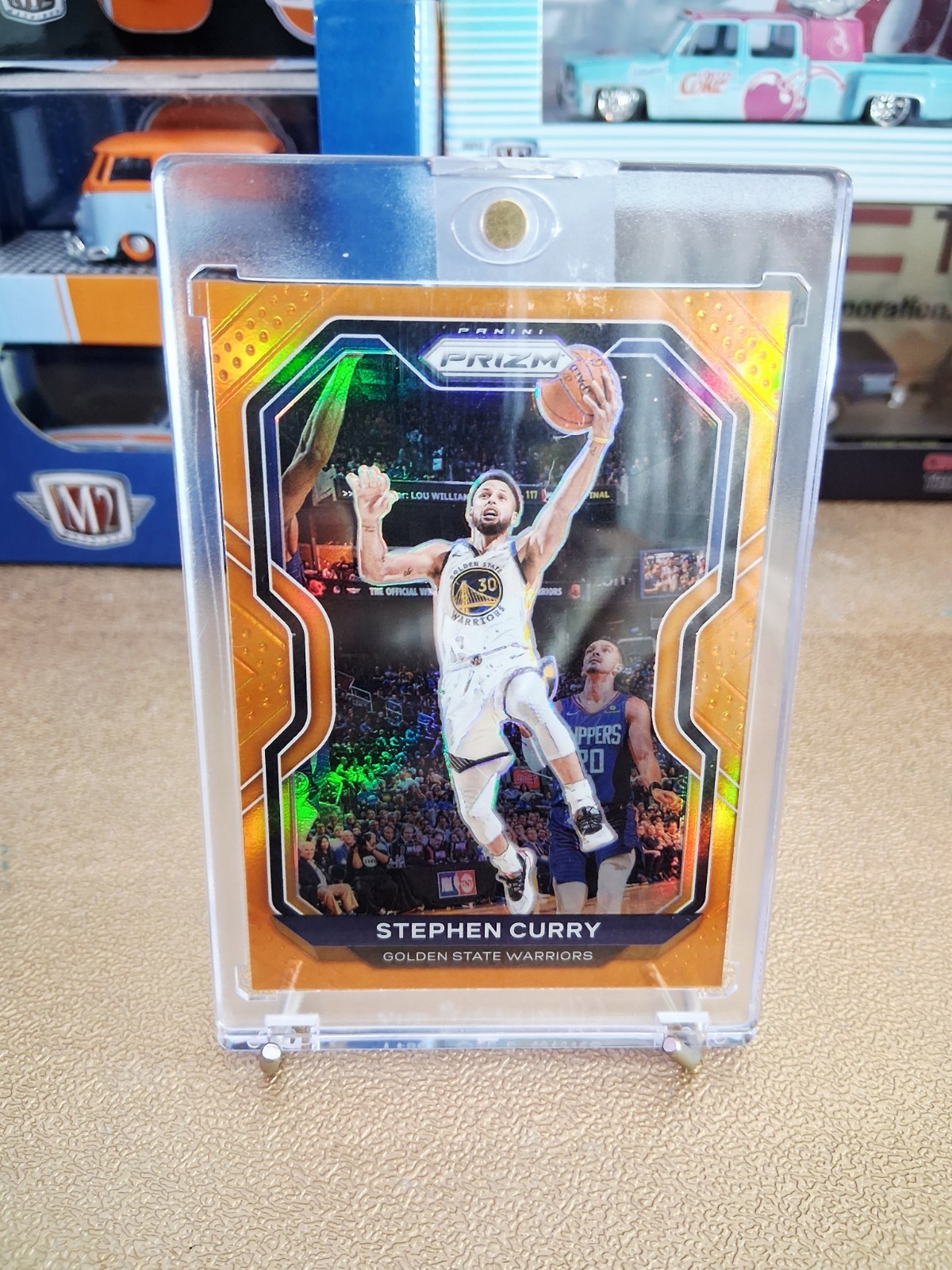 2020-21 Panini Prizm Basketball STEPHEN CURRY #159 Orange Prizm /49