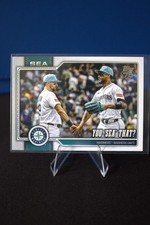 2026 Topps Series 1 - Julio Rodriguez, Cal Raleigh #168 - Seattle Mariners