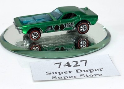 1970 Hot Wheels Redline - NO Injector - Green Bye-Focal - SDSS Grade C-9 NM RARE