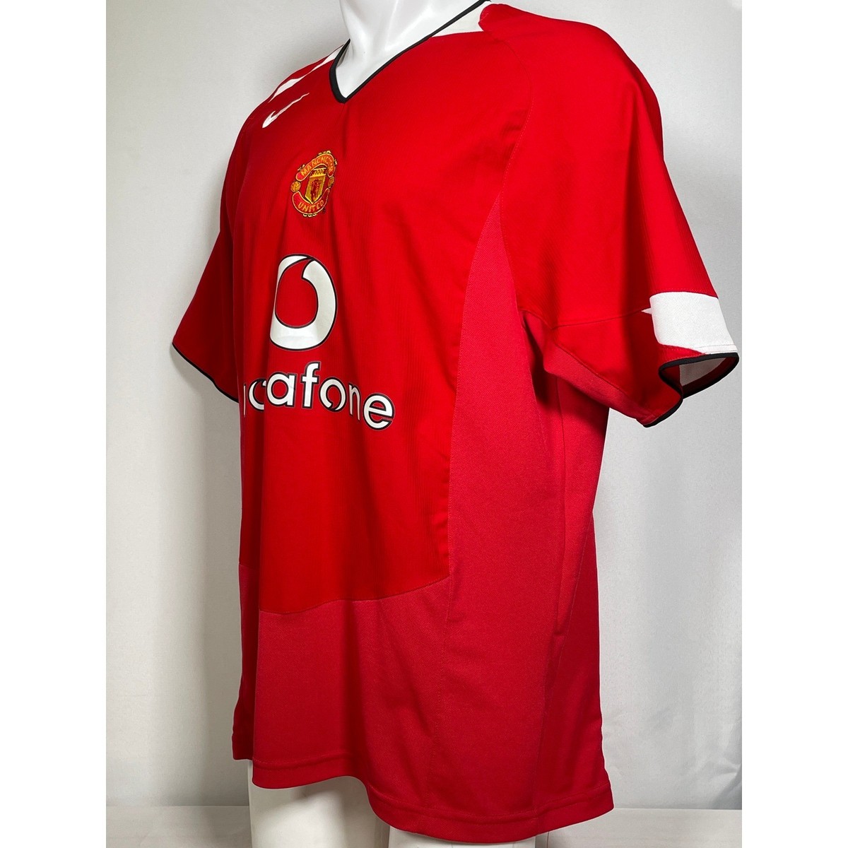 VTG Manchester United Nike 2003-04 Red T90 Vodafone Home