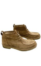 Vince Colter Chukka Boots in Tobacco Suede, Size US 10M EUR 44