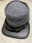 CONFEDERATE CALVALRY GRAY WOOL KEPI CAP LARGE