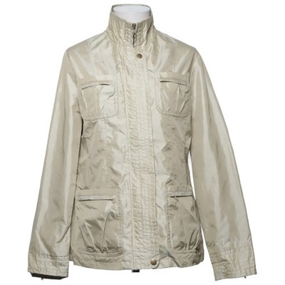Jacke, Damen, Größe: 40/42, Beige, Polyamid/Polyester, Einfarbig #swt