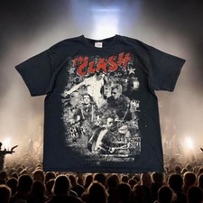 Vintage 2000s The Clash North American Tour Campaign Punk Rock Band T-Shirt XL