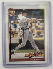 1991 Topps 40 Years of Baseball - Cal Ripken #150 Baltimore Orioles