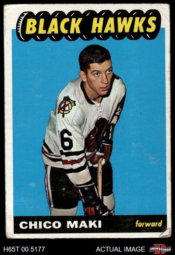 Chico Maki #117 1965 Topps card