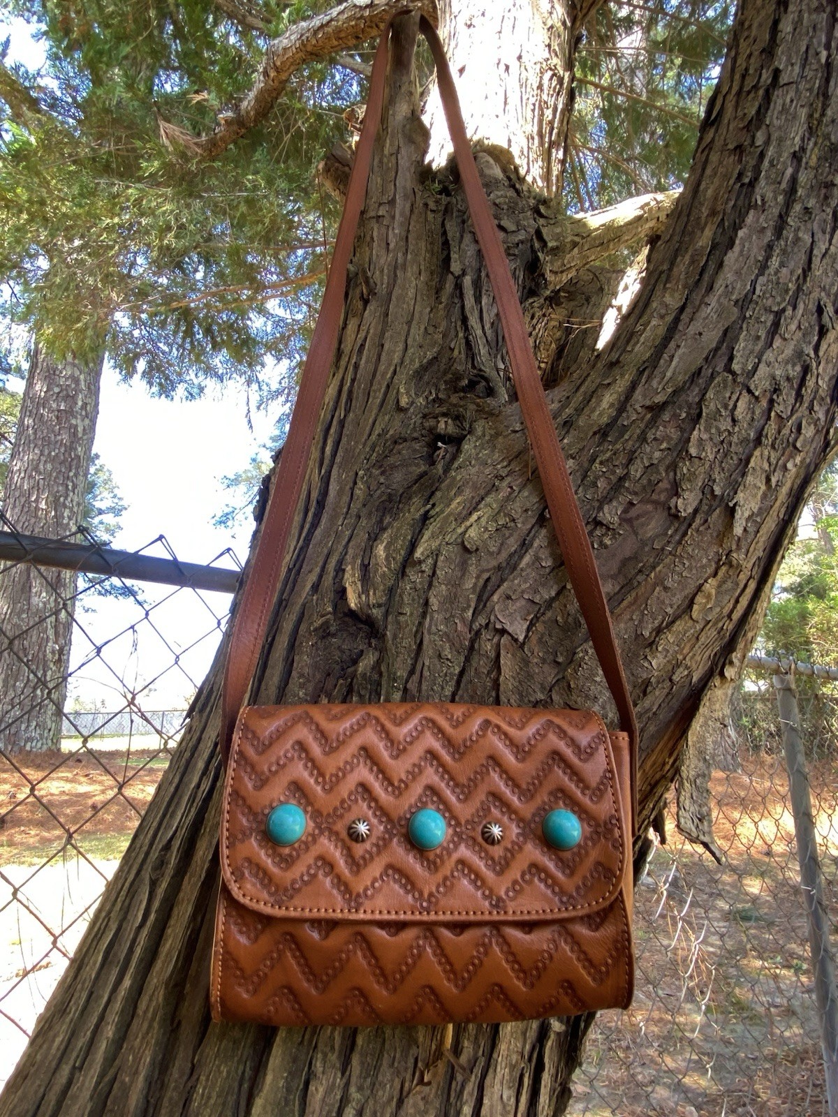 Authentic Western Style Handcrafted Crossbody Ame… - image 13