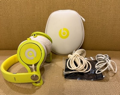 Beats Mixr Headphones On-Ear Neon Yellow Mixer by Dre Case