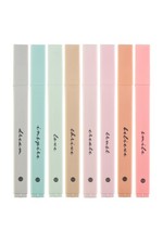 DIVERSEBEE Bible Highlighters with Soft Chisel Tip, 8 Pack 8 Pack, Boho