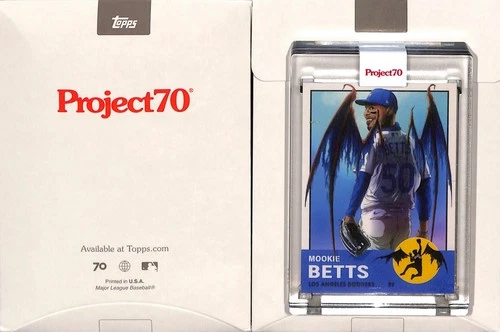 2021 TOPPS PROJECT 70 #842 1963 MOOKIE BETTS - LOS ANGELES DODGERS - ALEX PARDEE