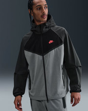 NEW Nike Tech Woven Jacket - Size M - HV6514 084 - Cool Grey Medium