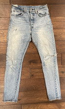 Levi  s 501 S Skinny Button Fly Intentionally Distressed Jeans 27/30