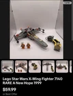 Lego Star Wars Vintage 3 Set Lot
