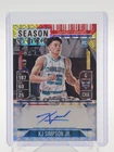 KJ SIMPSON JR 2024-25 MOSAIC CONTENDERS OPTIC RED YELLOW ROOKIE AUTO Q1556