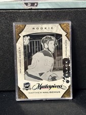 2008-09 UD The Cup Rookie Masterpieces Black Plate Matthew Halischuk 1/1
