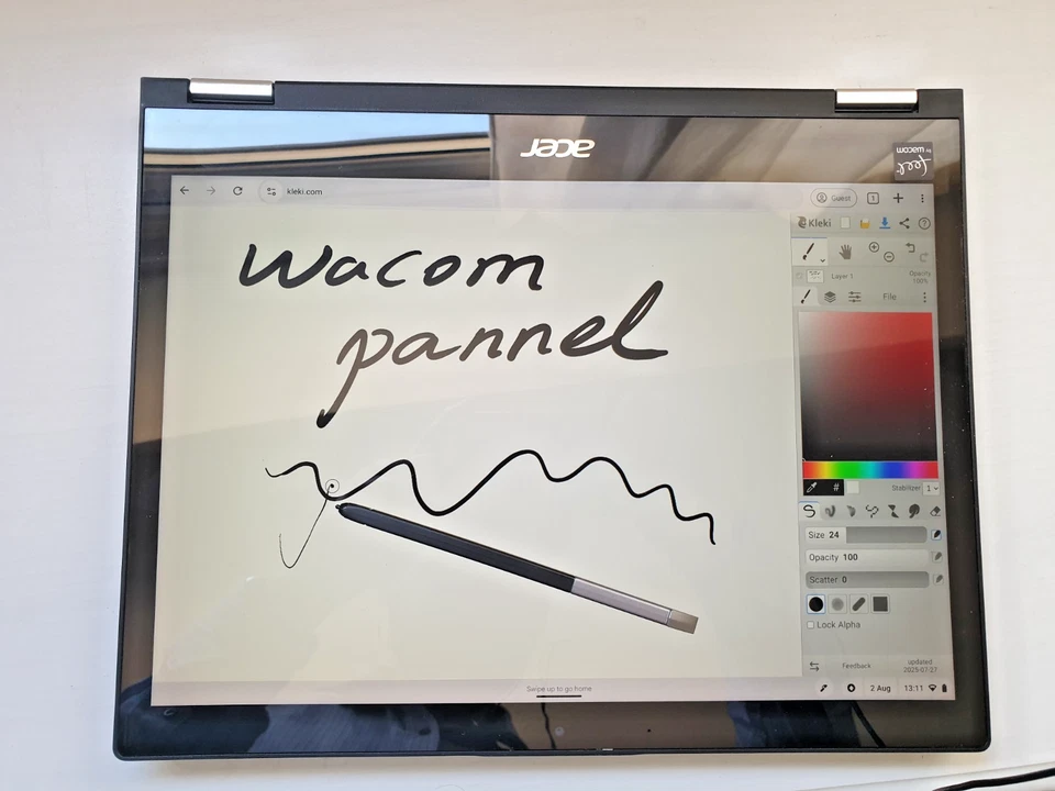 Acer Spin 713 Chromebook 2in1,64GB 13.5” Touch Screen QHD,Wacom panel, 4GB RAM - Image 2 of 4