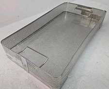 Sterilization Container Surgical Instrument Tray Basket Stainless - CHOOSE SIZE